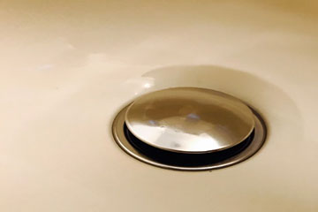 ポップアップ 押しボタン - RLXGVDY141012 - ハイ・パーツショップ ポップアップシンク排水栓 バスルーム用 ガングレー プッシュボタン バスルームシンク排水口 シンク ポップアップ排水栓パーツ フル銅